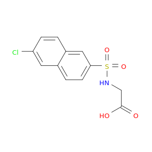 Glycine, N-[(6-chloro-2-naphthalenyl)sulfonyl]-