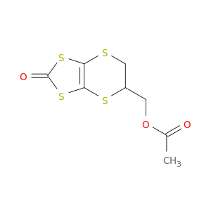 1,3-Dithiolo[4,5-b][1,4]dithiin-2-one, 5-[(acetyloxy)methyl]-5,6-dihydro-