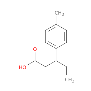 3-(4-methylphenyl)pentanoic Acid