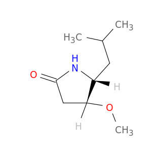 2-Pyrrolidinone, 4-methoxy-5-(2-methylpropyl)-, cis-