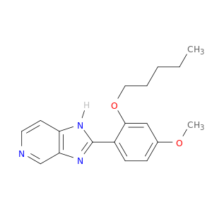 1H-Imidazo[4,5-c]pyridine, 2-[4-methoxy-2-(pentyloxy)phenyl]-