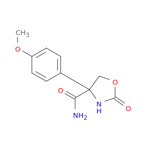 4-Oxazolidinecarboxamide, 4-(4-methoxyphenyl)-2-oxo-