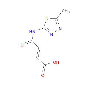 (E)-3-[(5-methyl-1,3,4-thiadiazol-2-yl)carbamoyl]prop-2-enoic acid