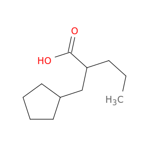 2-(cyclopentylmethyl)pentanoic acid