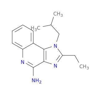1H-Imidazo[4,5-c]quinolin-4-amine, 2-ethyl-1-(2-methylpropyl)-
