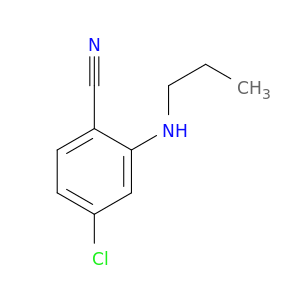 4-Chloro-2-(propylamino)benzonitrile