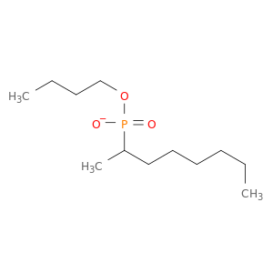 Phosphonic acid, sec-octyl-, monobutyl ester