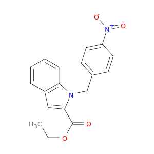 1H-Indole-2-carboxylic acid, 1-[(4-nitrophenyl)methyl]-, ethyl ester