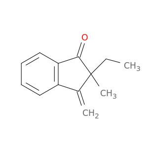 1H-Inden-1-one, 2-ethyl-2,3-dihydro-2-methyl-3-methylene-
