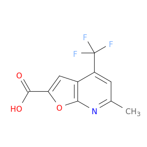 6-Methyl-4-(trifluoromethyl)furo[2,3-b]pyridine-2-carboxylic Acid