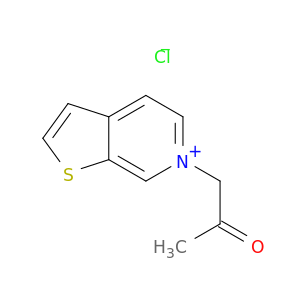 Thieno[2,3-c]pyridinium, 6-(2-oxopropyl)-, chloride