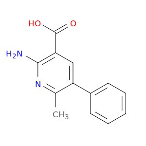 3-Pyridinecarboxylic acid, 2-amino-6-methyl-5-phenyl-