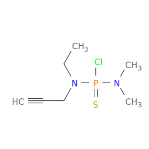 Phosphorodiamidothioic chloride, N-ethyl-N',N'-dimethyl-N-2-propynyl-