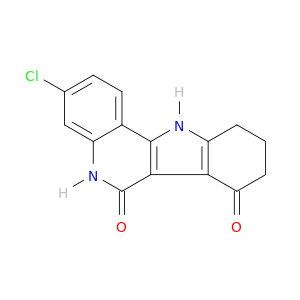 5H-Indolo[3,2-c]quinoline-6,7-dione, 3-chloro-8,9,10,11-tetrahydro-