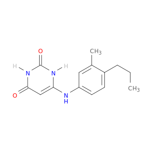 2,4(1H,3H)-Pyrimidinedione, 6-[(3-methyl-4-propylphenyl)amino]-