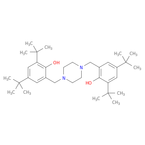 2,4-Di-tert-butyl-6-({4-[(3,5-di-tert-butyl-2-hydroxy-phenyl)methyl]piperazin-1-yl}methyl)phenol