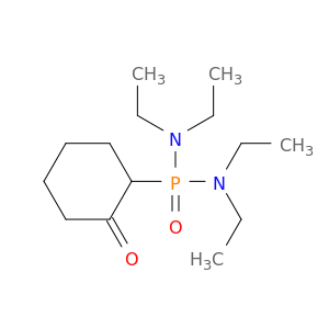 Phosphonic diamide, N,N,N',N'-tetraethyl-P-(2-oxocyclohexyl)-