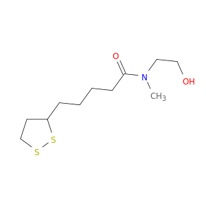 1,2-Dithiolane-3-pentanamide, N-(2-hydroxyethyl)-N-methyl-