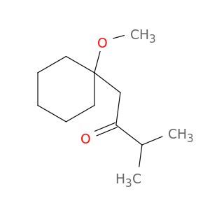 2-Butanone, 1-(1-methoxycyclohexyl)-3-methyl-