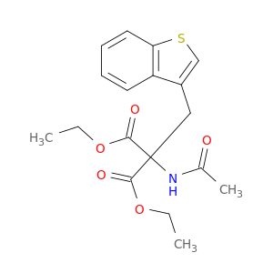 Diethyl 2-acetamido-2-(benzo[b]thiophen-3-ylmethyl)malonate