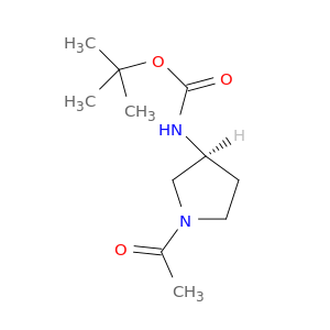 tert-Butyl N-[(3S)-1-acetylpyrrolidin-3-yl]carbamate
