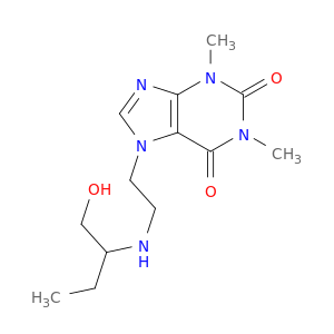 1H-Purine-2,6-dione,3,7-dihydro-7-[2-[[1-(hydroxymethyl)propyl]amino]ethyl]-1,3-dimethyl-