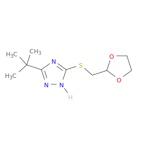 3-叔丁基-5-(乙氧基羰基)甲硫基-1,2,4-三唑