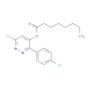 Octanoic acid, 6-chloro-3-(4-chlorophenyl)-4-pyridazinyl ester
