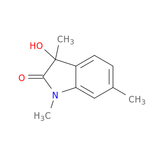 2H-Indol-2-one, 1,3-dihydro-3-hydroxy-1,3,6-trimethyl-