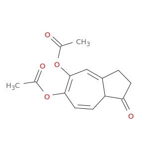 1(2H)-Azulenone, 5,6-bis(acetyloxy)-3,8a-dihydro-