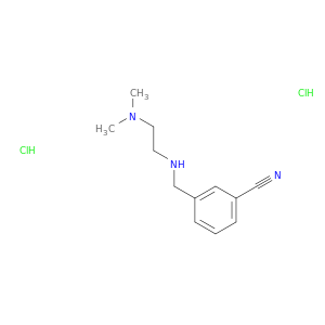 3-({[2-(Dimethylamino)ethyl]amino}methyl)benzonitrile Dihydrochloride