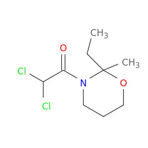 2H-1,3-Oxazine, 3-(dichloroacetyl)-2-ethyltetrahydro-2-methyl-