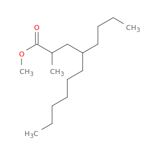 Decanoic acid, 4-butyl-2-methyl-, methyl ester
