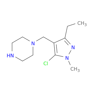 哌嗪,1-[(5-氯-3-乙基-1-甲基-1H-吡唑-4-基)甲基]-