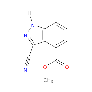 3-Cyana-1H-indazole-4-caboxylic Acid Methyl Ester