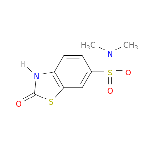 6-Benzothiazolesulfonamide, 2,3-dihydro-N,N-dimethyl-2-oxo-