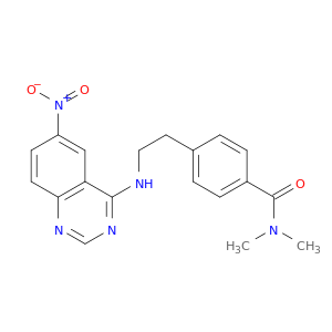 Benzamide, N,N-dimethyl-4-[2-[(6-nitro-4-quinazolinyl)amino]ethyl]-