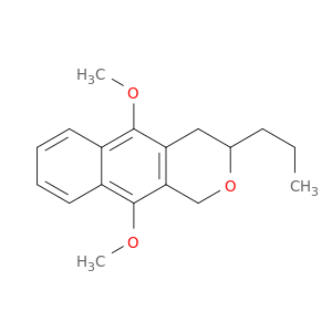 1H-Naphtho[2,3-c]pyran, 3,4-dihydro-5,10-dimethoxy-3-propyl-