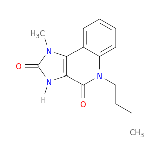 3,5-Dihydro-5-butyl-1-methyl-1H-imidazo(4,5-c)quinoline-2,4-dione