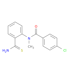 Benzamide, N-[2-(aminothioxomethyl)phenyl]-4-chloro-N-methyl-