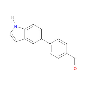 Benzaldehyde,4-(1H-indol-5-yl)-