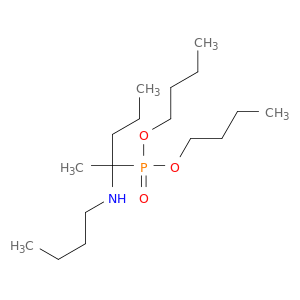 Phosphonic acid, [1-(butylamino)-1-methylbutyl]-, dibutyl ester