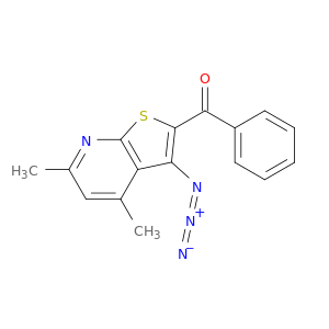 Methanone, (3-azido-4,6-dimethylthieno[2,3-b]pyridin-2-yl)phenyl-