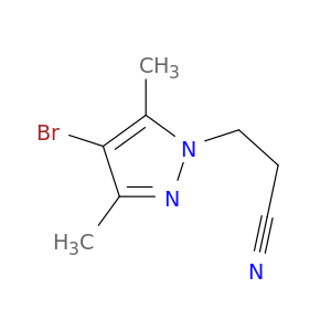 3-(4-溴-3,5-二甲基-1H-吡唑-1-基)丙腈