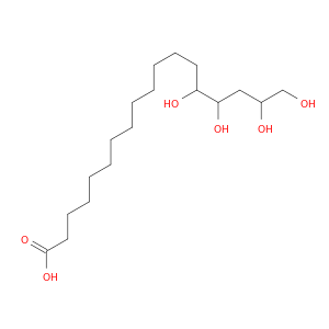 Octadecanoic acid, 14,15,17,18-tetrahydroxy-