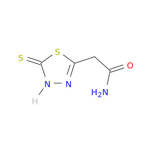 1,3,4-Thiadiazole-2-acetamide, 4,5-dihydro-5-thioxo-
