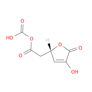[(2s)-4-hydroxy-5-oxo-2,5-dihydrofuran-2-yl]acetyl hydrogen carbonate