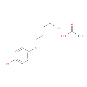 Phenol, 4-[(4-chlorobutyl)thio]-, acetate