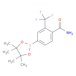 3-(三氟甲基)-4-氨基甲酰基苯基硼酸频那醇酯