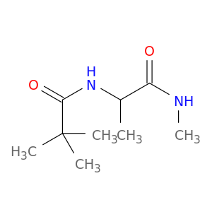 Propanamide, 2,2-dimethyl-N-[1-methyl-2-(methylamino)-2-oxoethyl]-